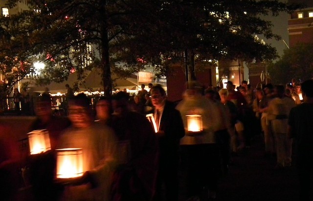 Peace Walk at Waterfire with Luminaria 9