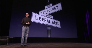 Steve Jobs - street signs Liberal Arts + Technology