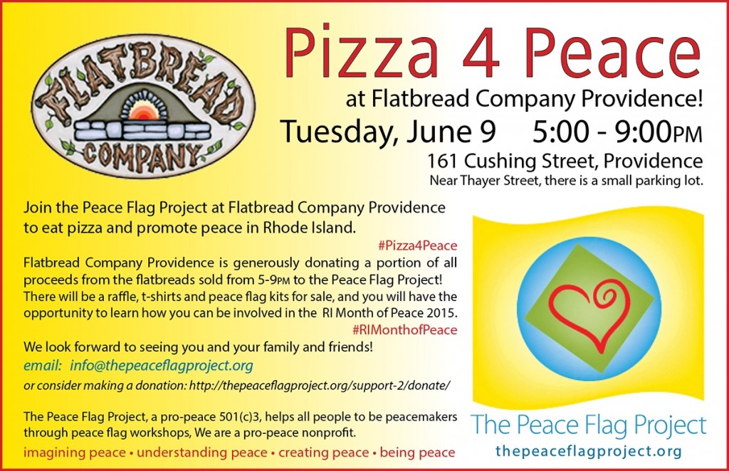 Pizza4Peace flyer